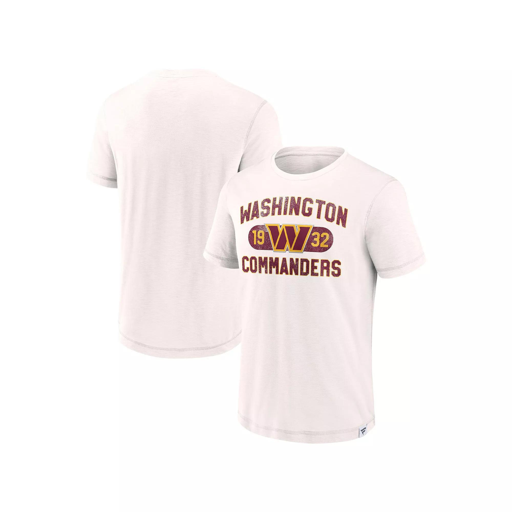 Mens Fanatics Branded White Washington Commanders Act Fast T-Shirt Product Image