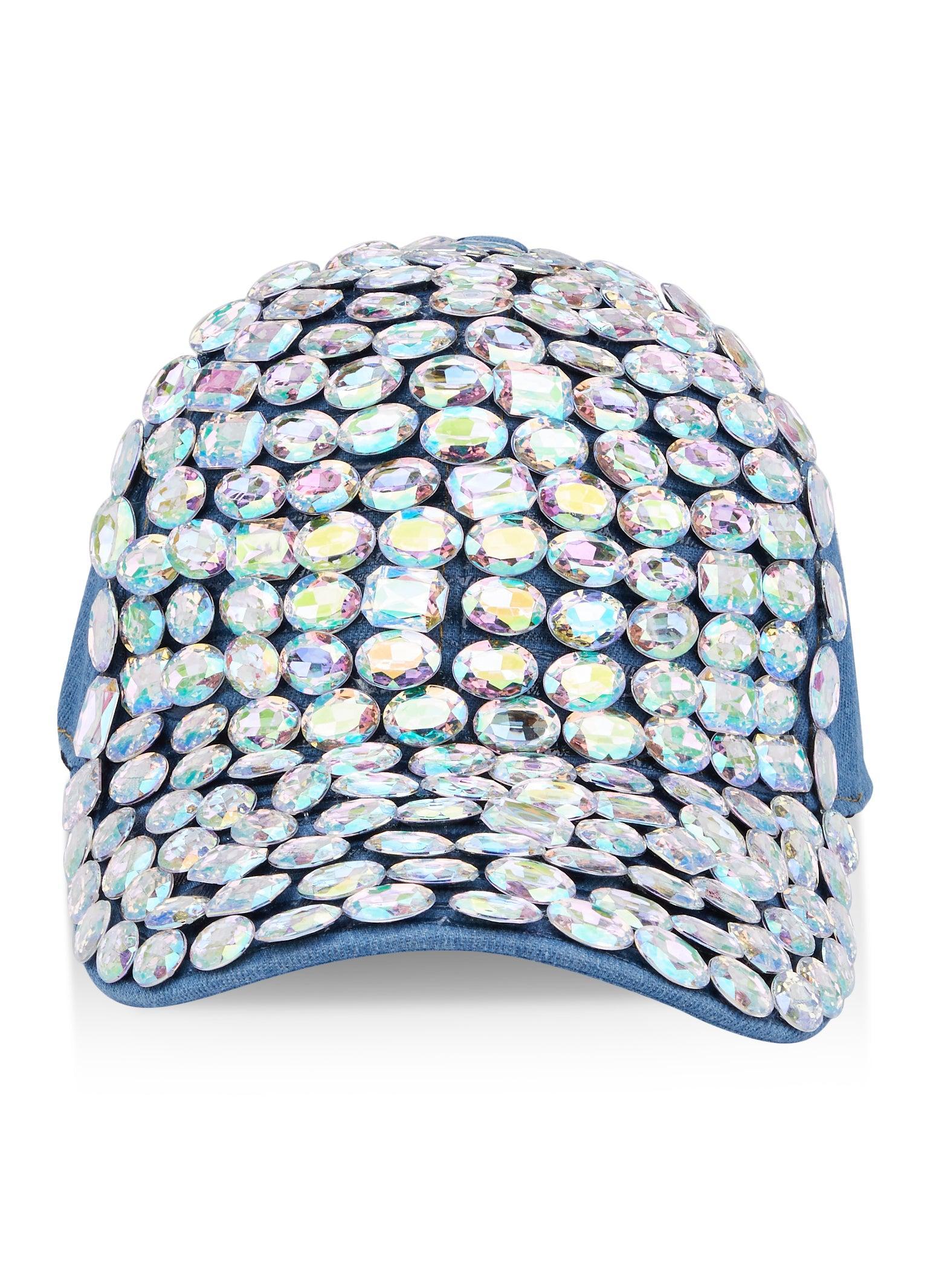 Womens Gemstone Baseball Cap Product Image