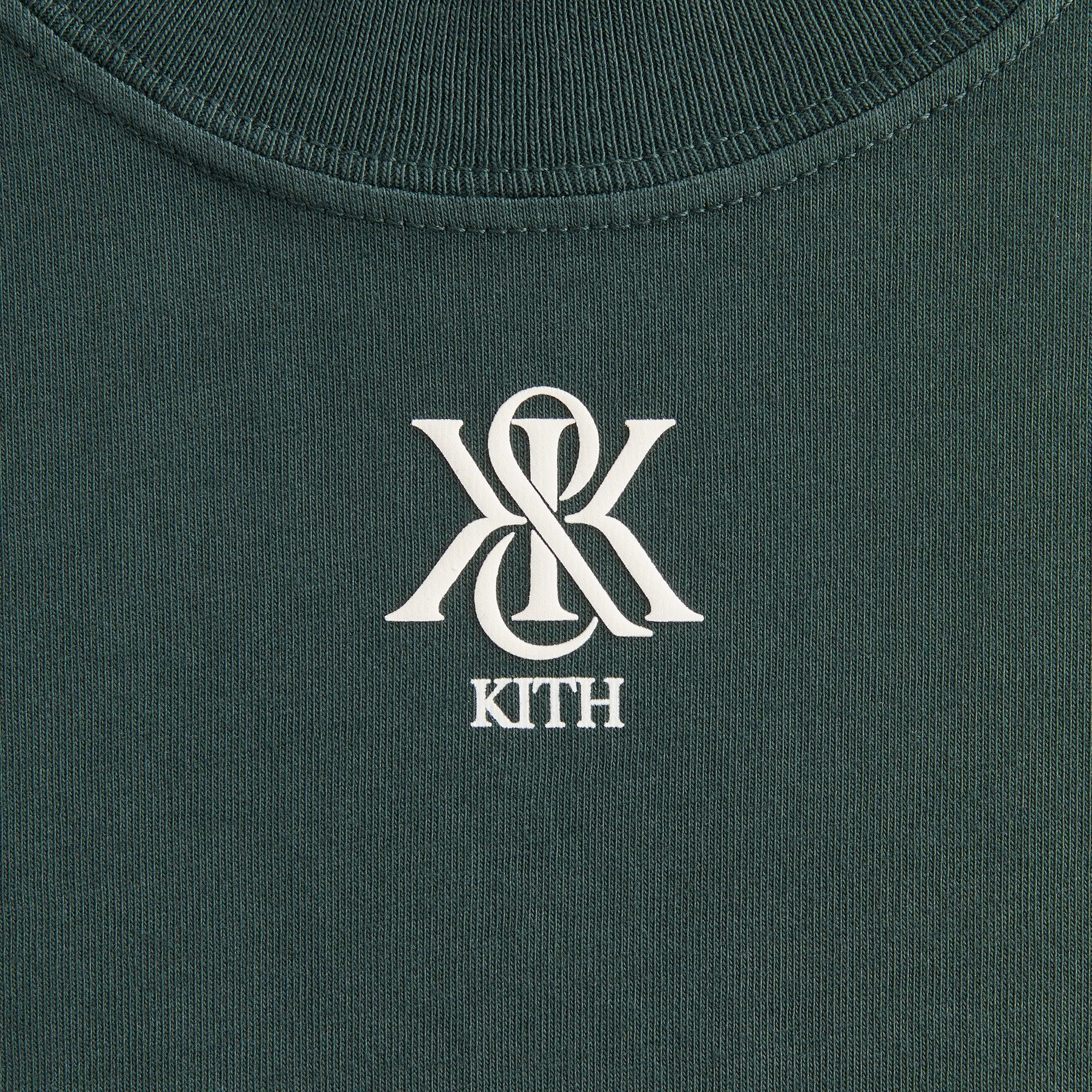 Kith Women Mock Neck Crest Vintage Tee - Stadium Female Product Image