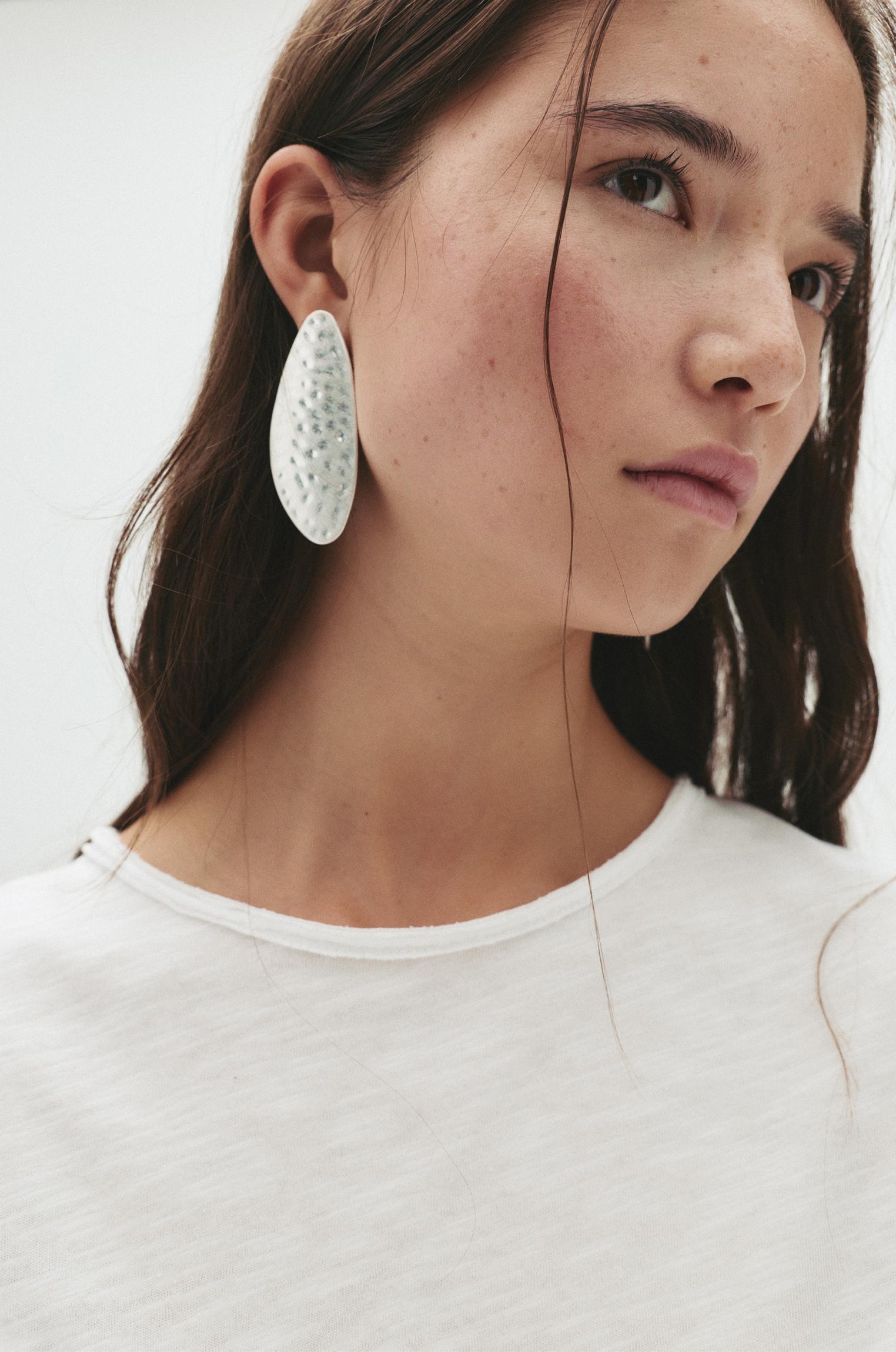 Maxi teardrop earrings Product Image