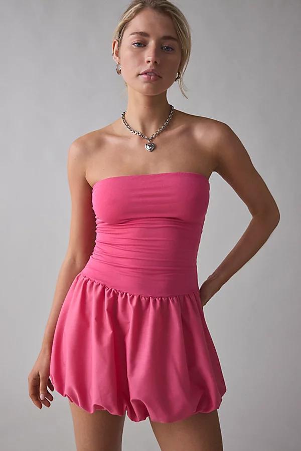 Kimchi Blue Tube Bubble Hem Mini Dress Womens at Urban Outfitters Product Image