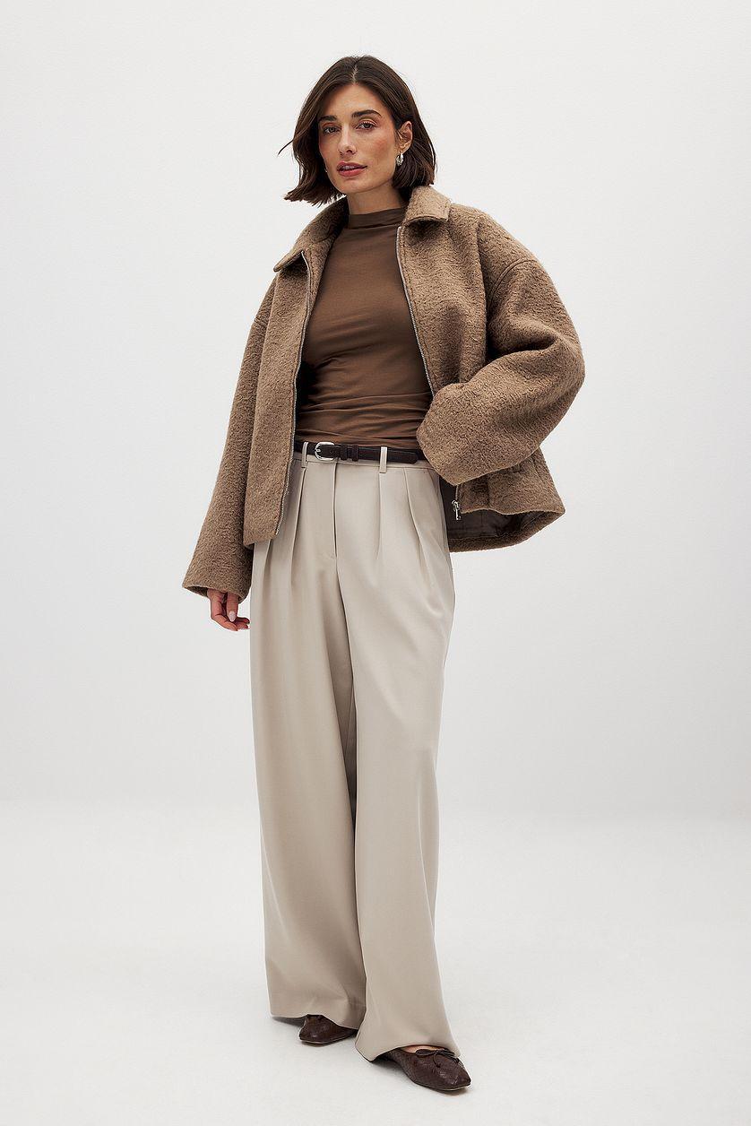 Boucle Zip Jacket Product Image