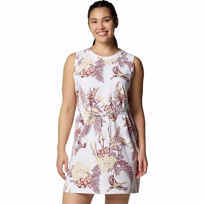 Women's Columbia Bogata Bay Sleeveless Printed Dress, Size: XXL, White Rays Product Image