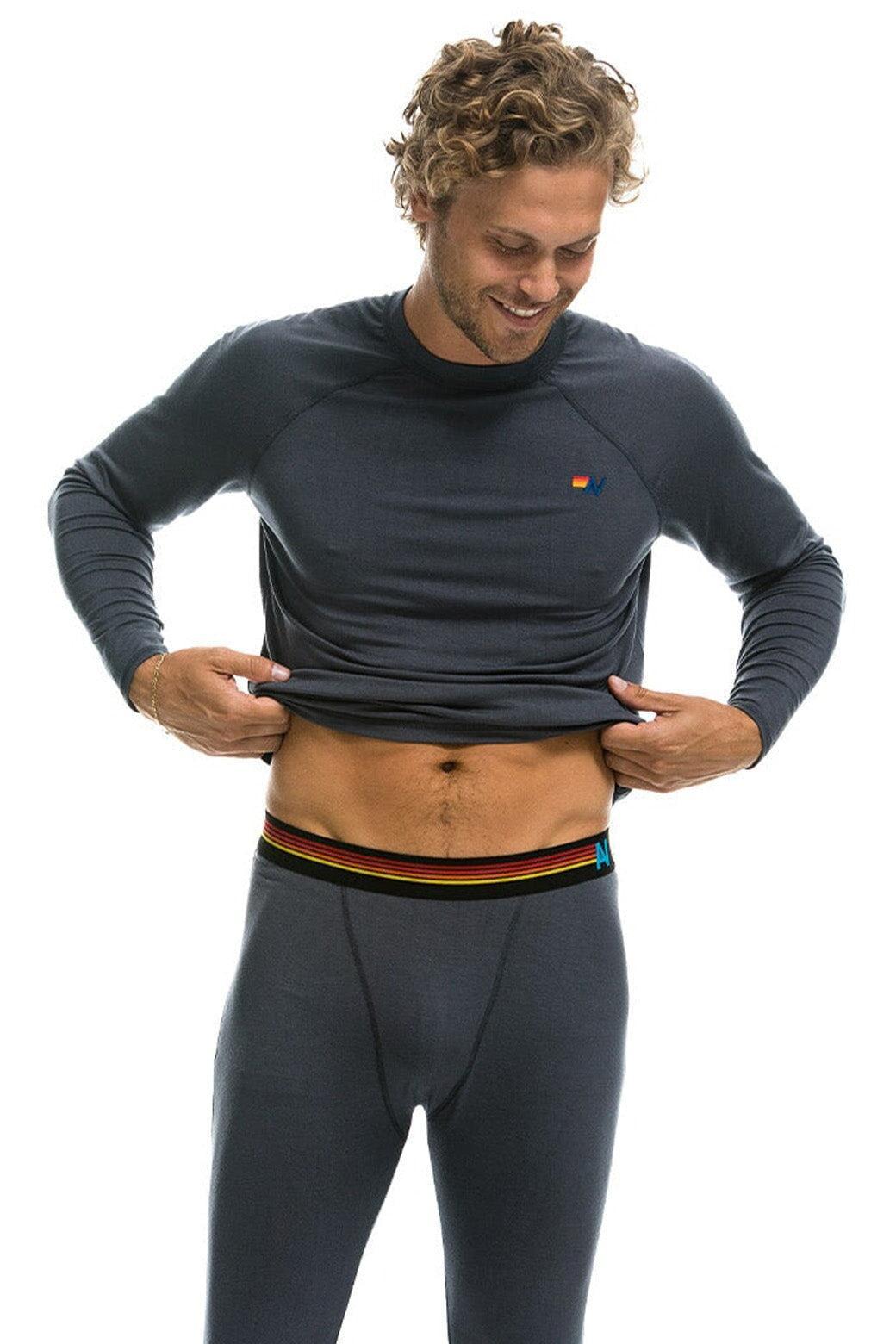 MICRO MODAL BASE LAYER TOP - TITANIUM Female Product Image