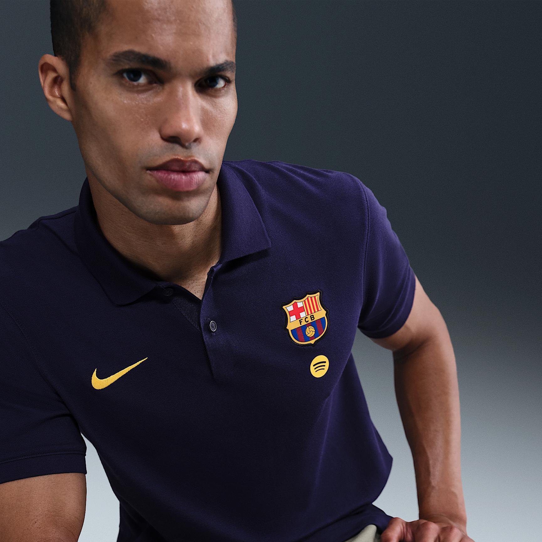FC Barcelona The Nike Polo Men's Nike Dri-FIT Soccer Polo Product Image