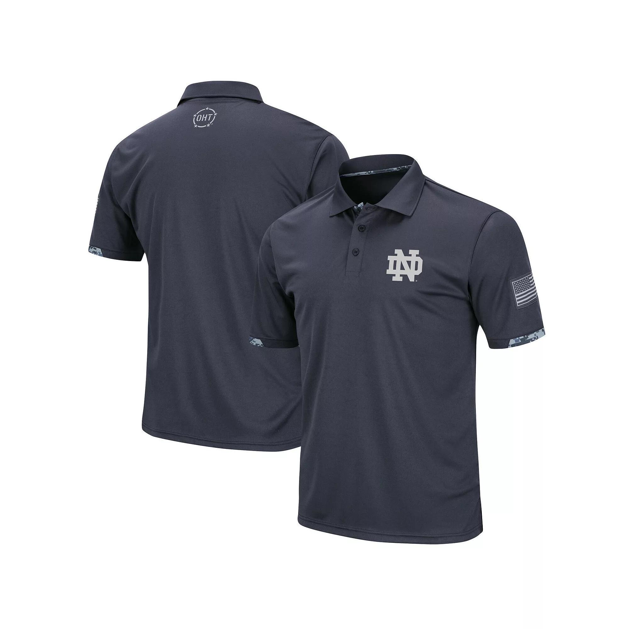 Men's Colosseum Charcoal Georgetown Hoyas OHT Military Appreciation Digital Camo Polo, Size: 3XL, Grg Charco Product Image