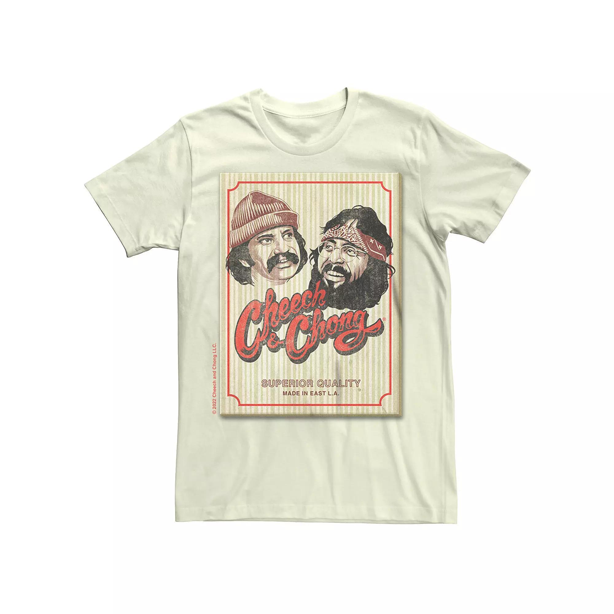 Men's Cheech And Chong Superior Quality Tee, Size: Medium, Natural Product Image