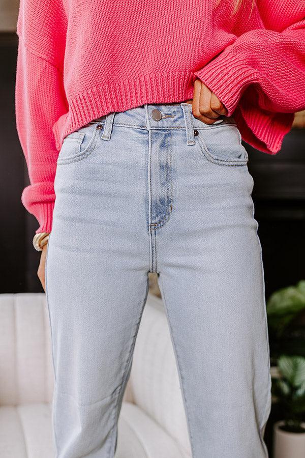 Just USA The Candice High Waist Straight Leg Jean Product Image