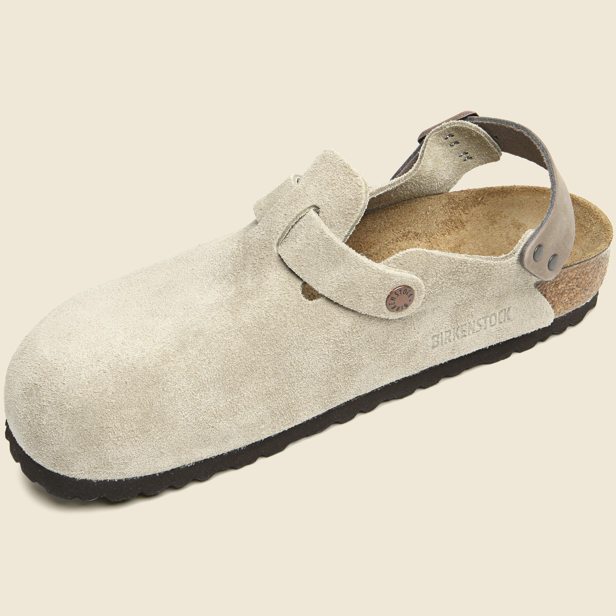 Tokio Suede Clog - Taupe Product Image