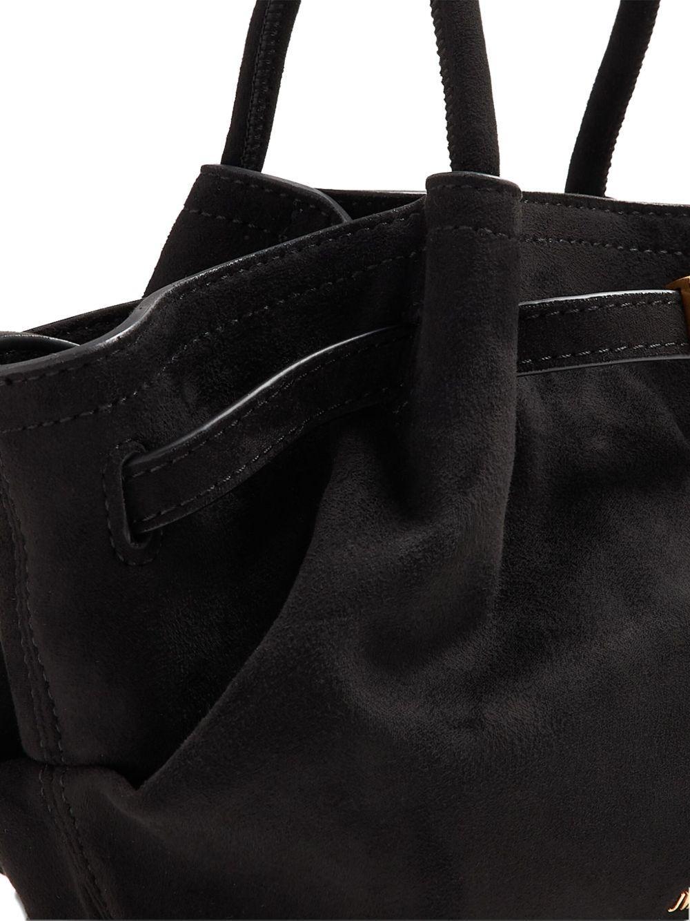 Hana slouchy suede shoulder bag Product Image