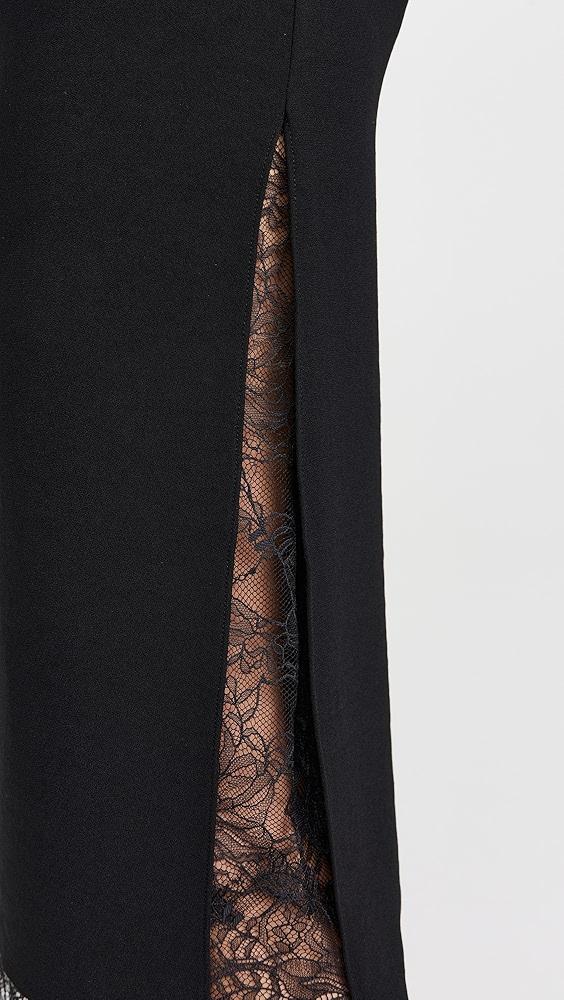 Vince Lace Paneled Straight Skirt | Shopbop Product Image
