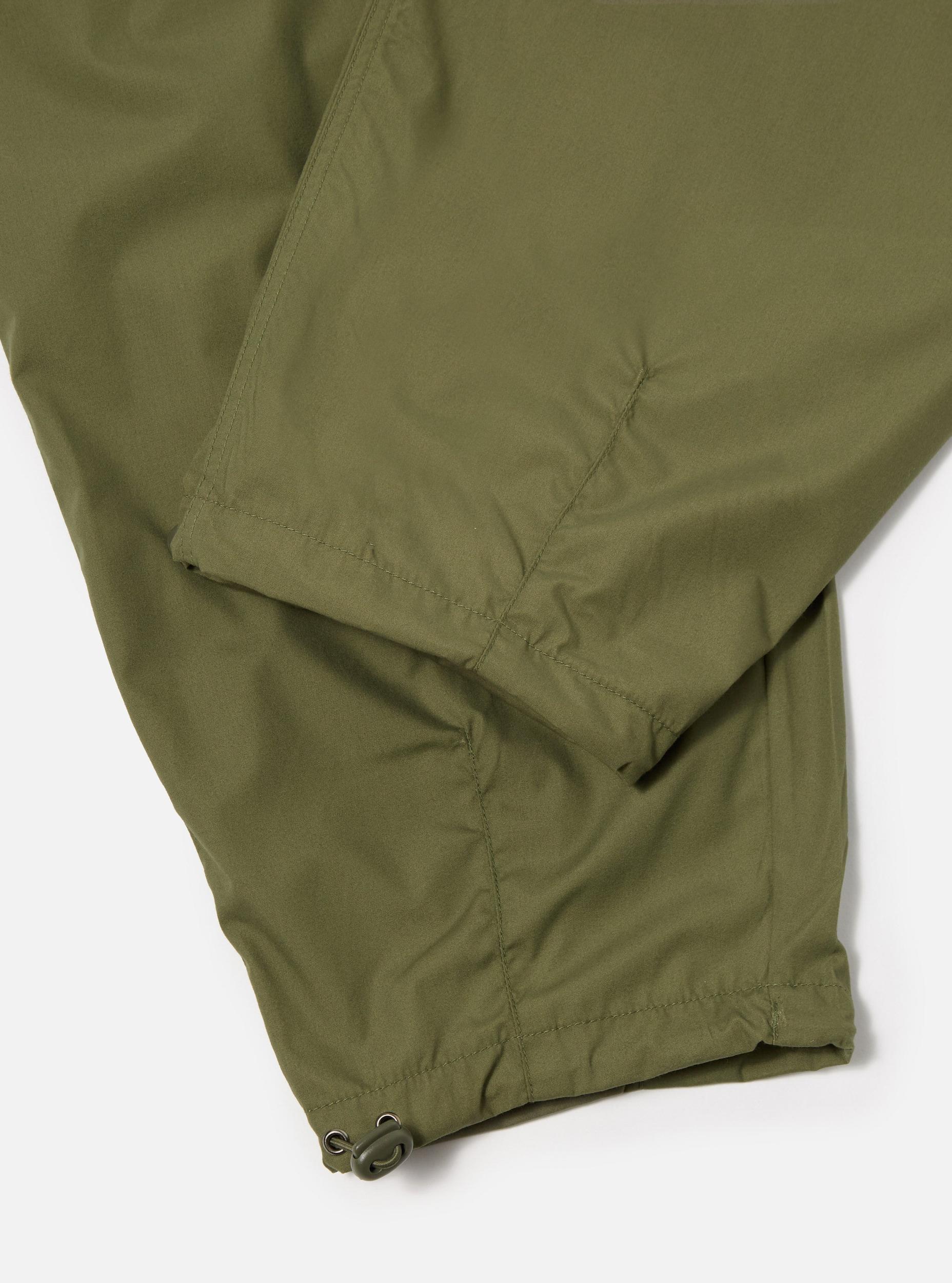 Olive Recycled Polytech Loose Pilot Trouser Product Image