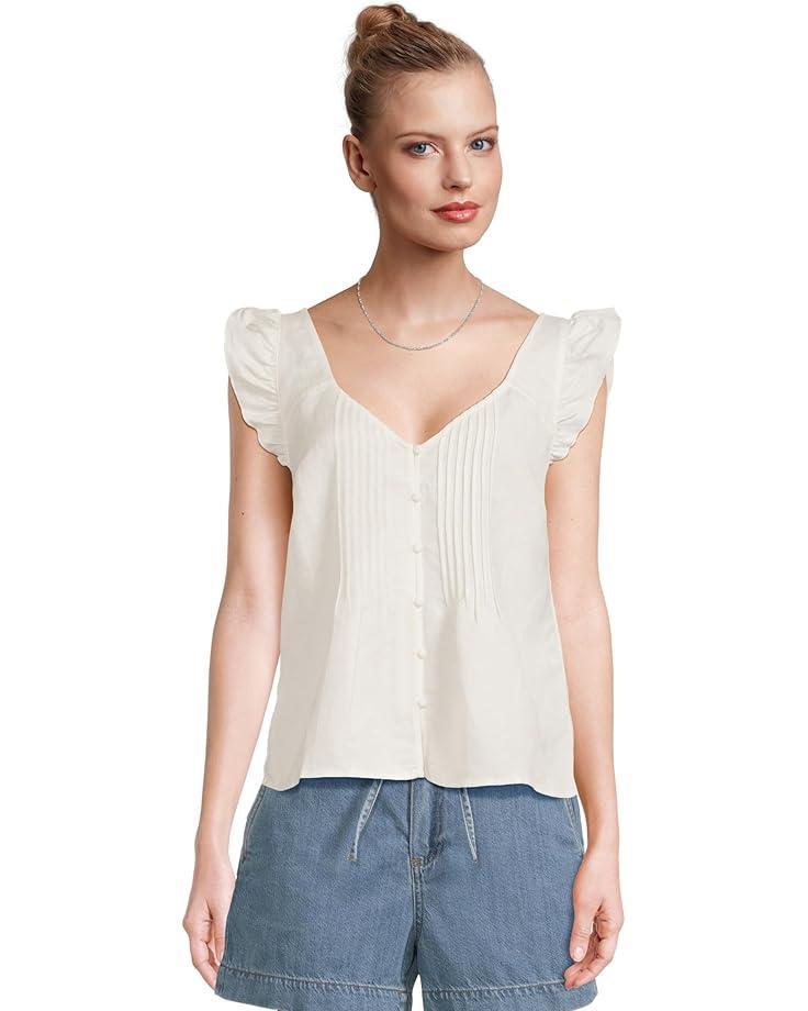Shirred Sleeveless Tank Product Image