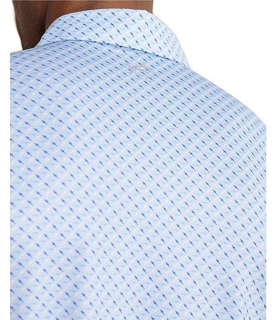 Southern Tide Driver Fin-Tastic Catch Printed Short Sleeve Polo Shirt Product Image