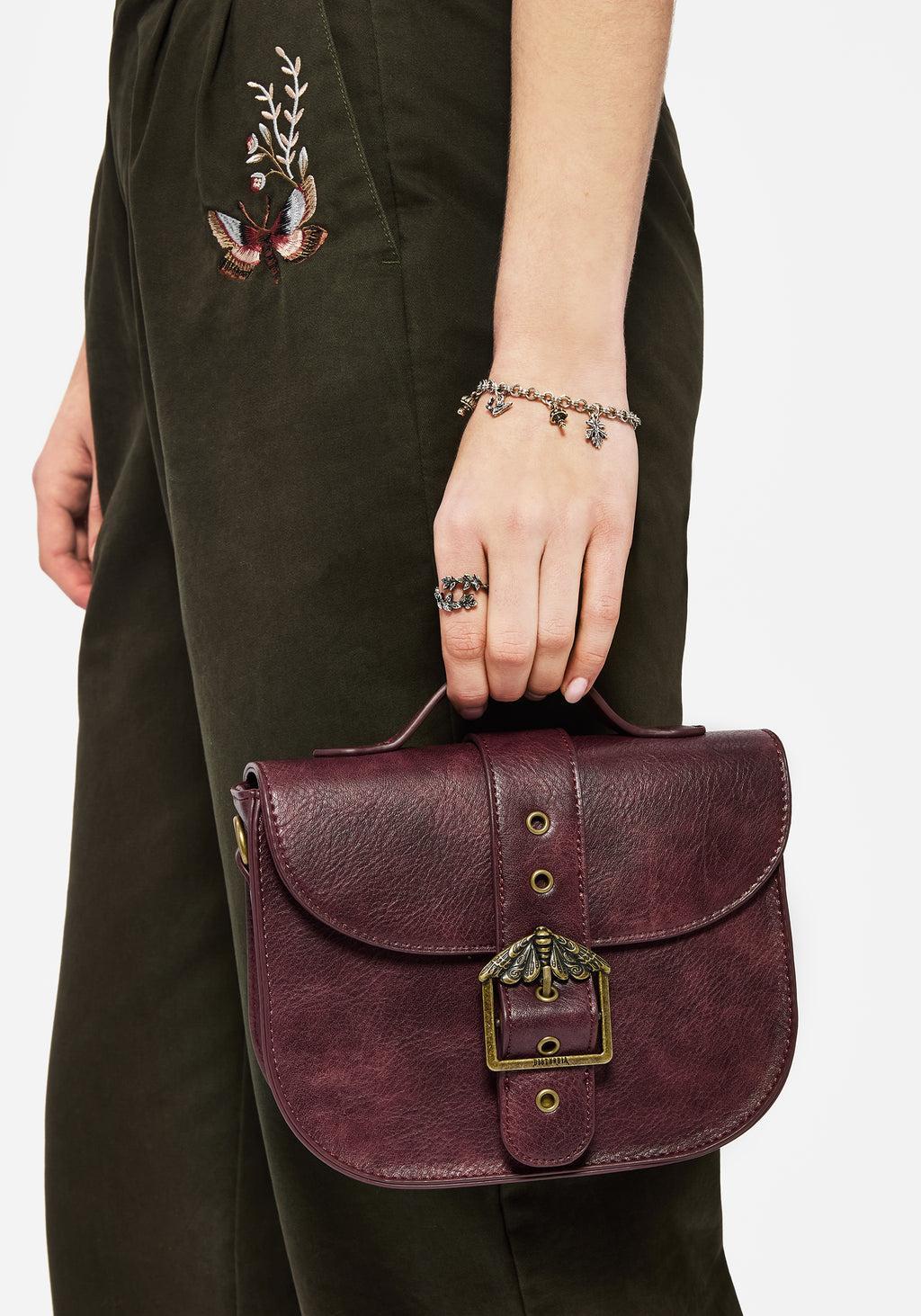 Rosamoth Buckle Crossbody Satchel Bag Product Image