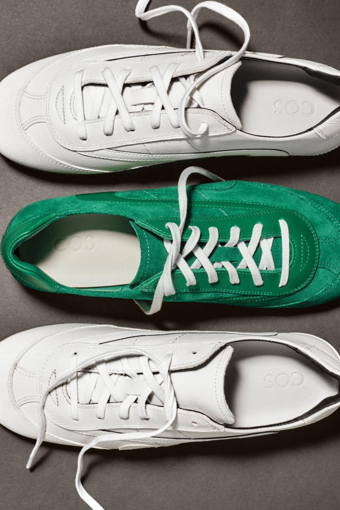 MINIMAL LEATHER SNEAKERS Product Image