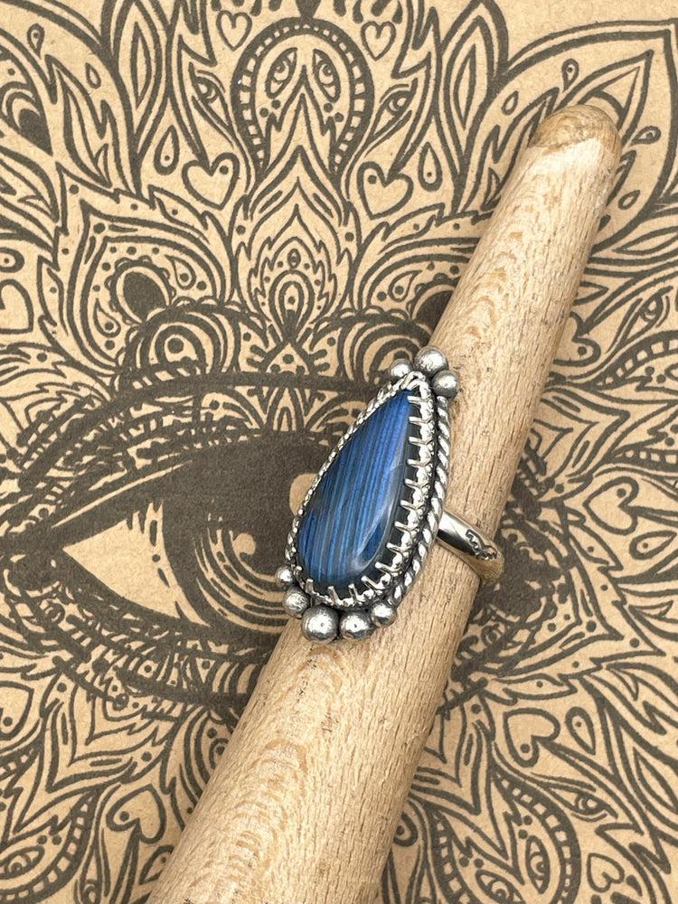 Sterling Silver Labradorite Ring Product Image