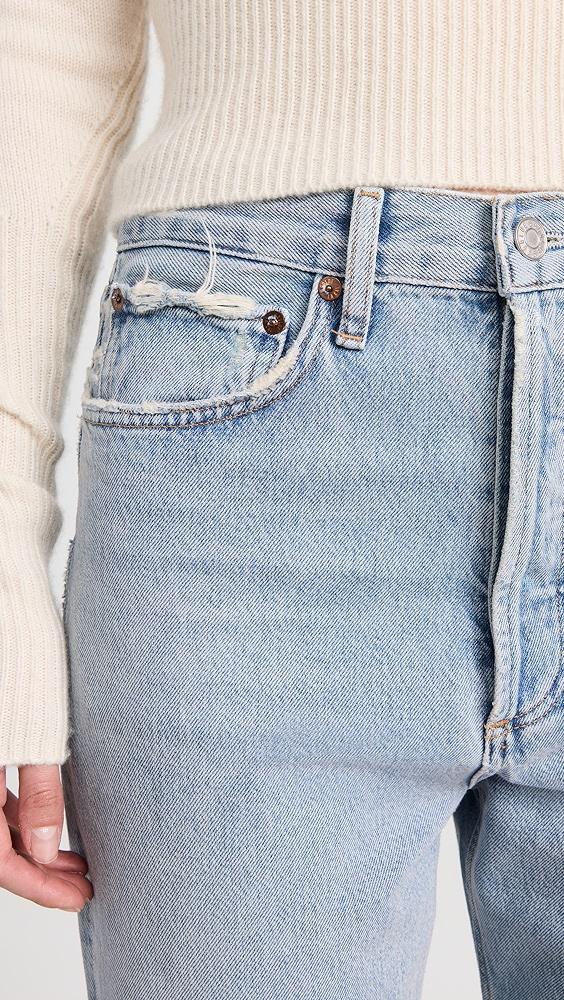 AGOLDE 90s Crop Mid Rise Straight Jeans | Shopbop Product Image