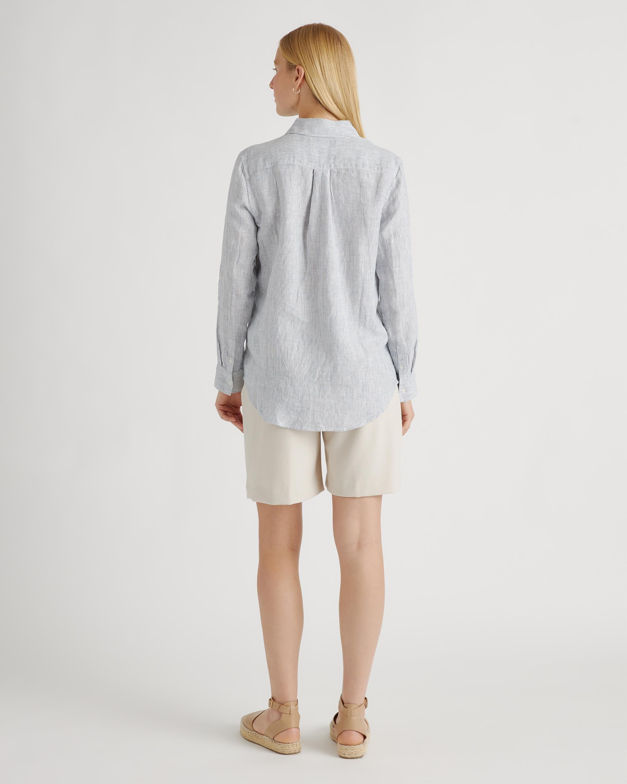 Quince | Women's 100% European Linen Long Sleeve Shirt Size XS Product Image