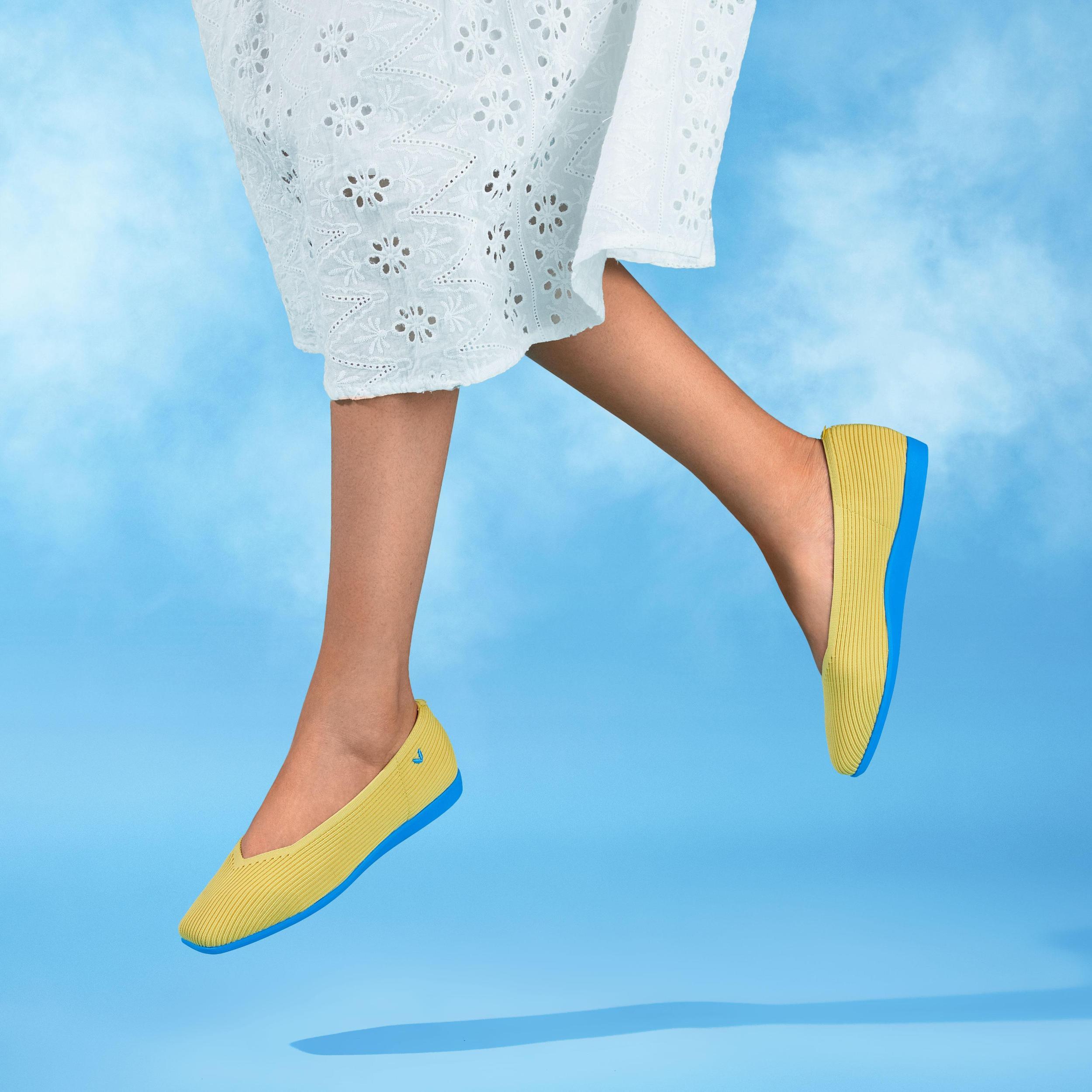 Lightweight Square-Toe V-Cut Flats (Margot Walker) Product Image