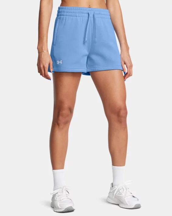 UA Rival Fleece Womens 3.5 Shorts Product Image