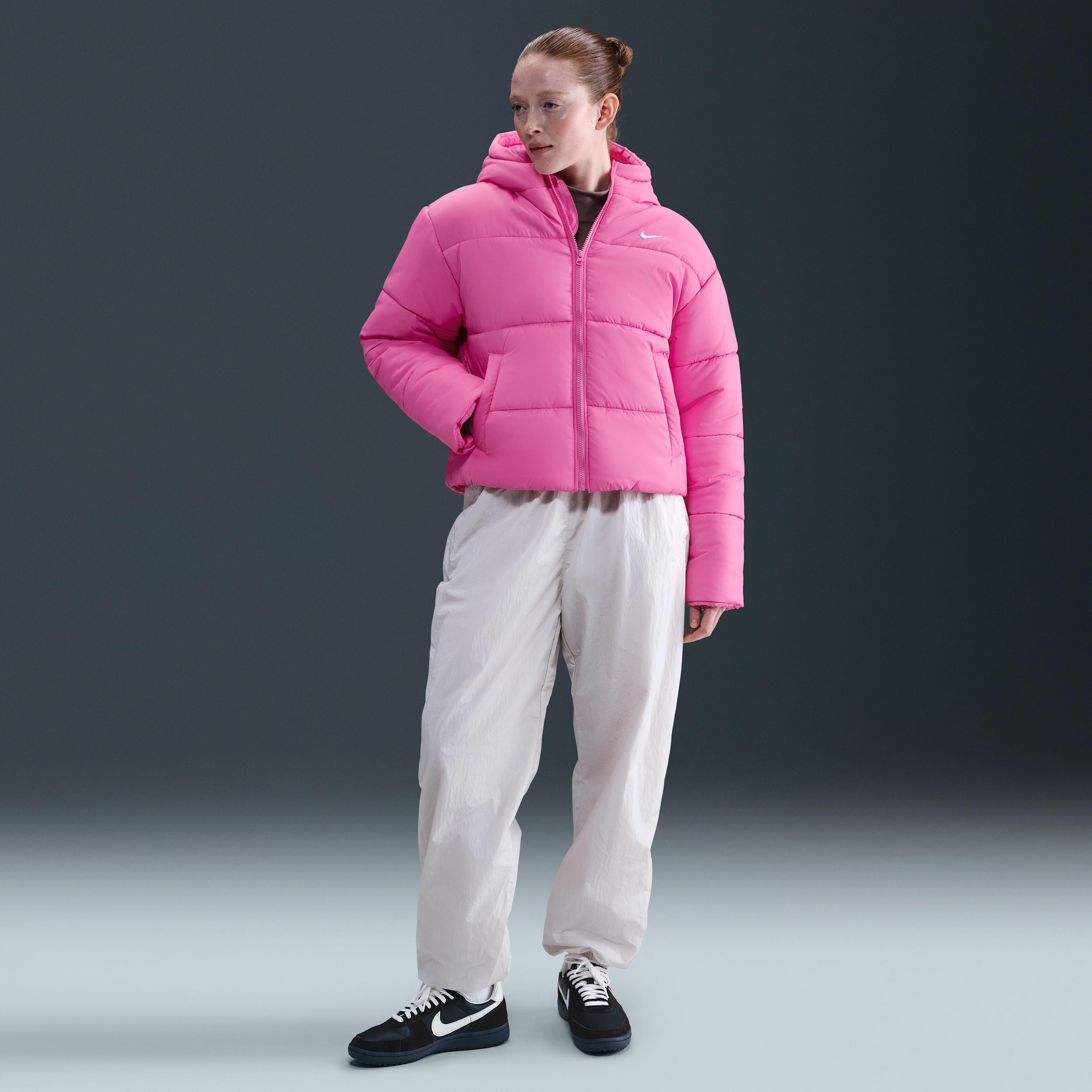 Nike Sportswear Classic Puffer Women's Therma-FIT Loose Hooded Jacket Product Image
