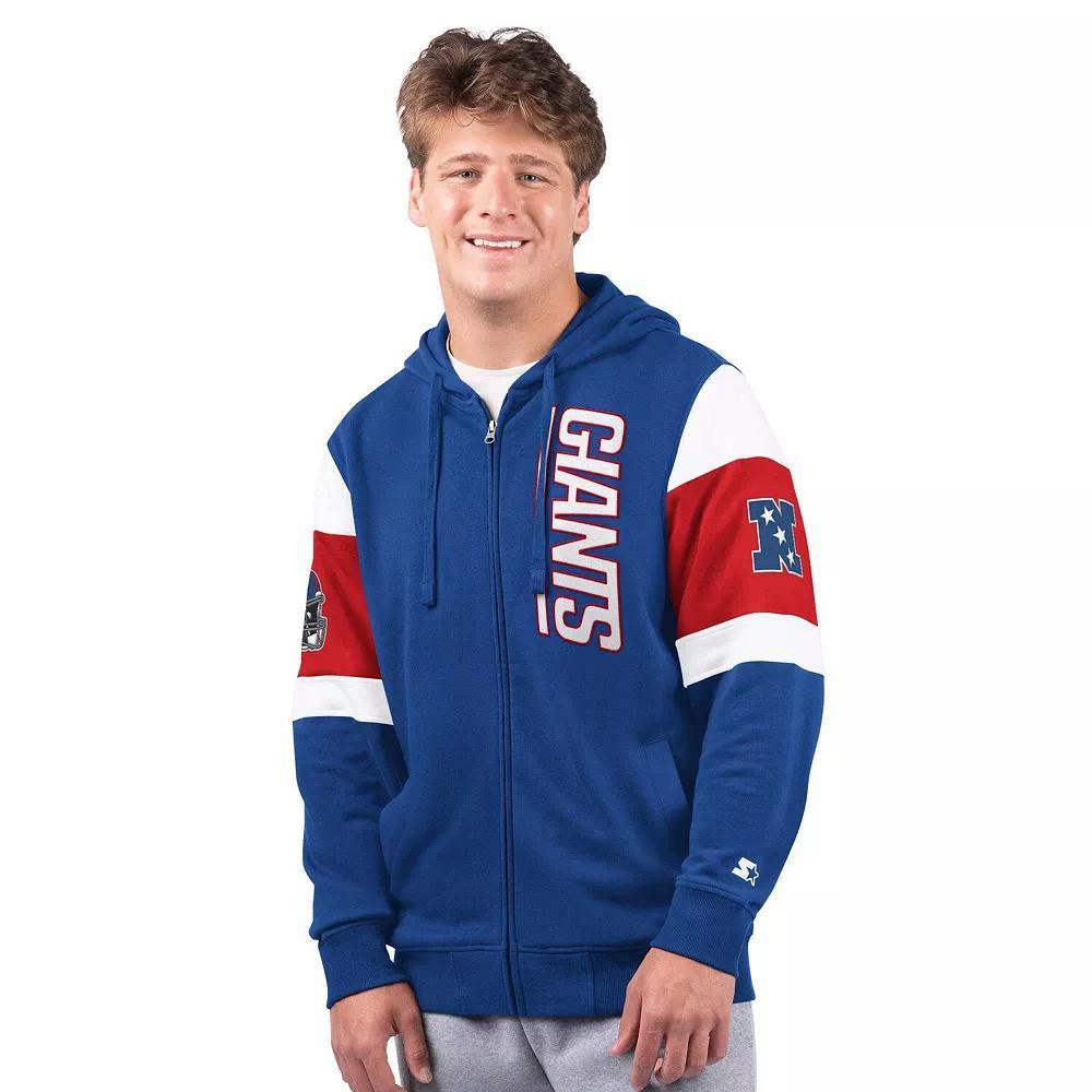 Men's Starter Royal New York Giants Extreme Full-Zip Hoodie, Size: Large, Blue Product Image