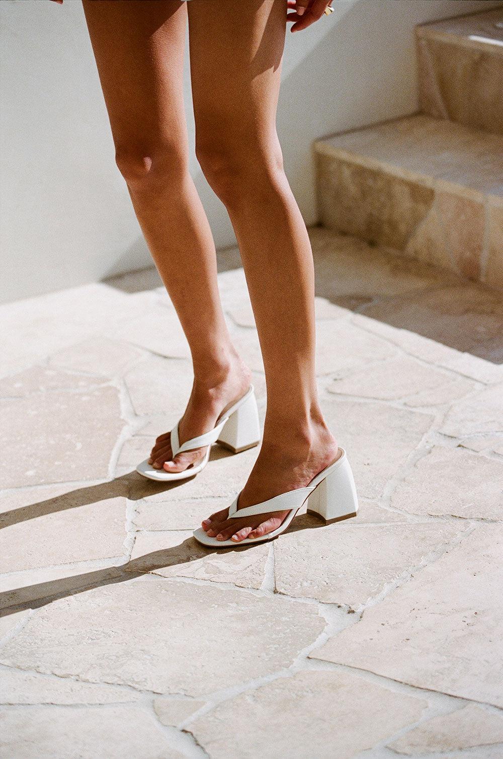 Dia Heels - White Product Image