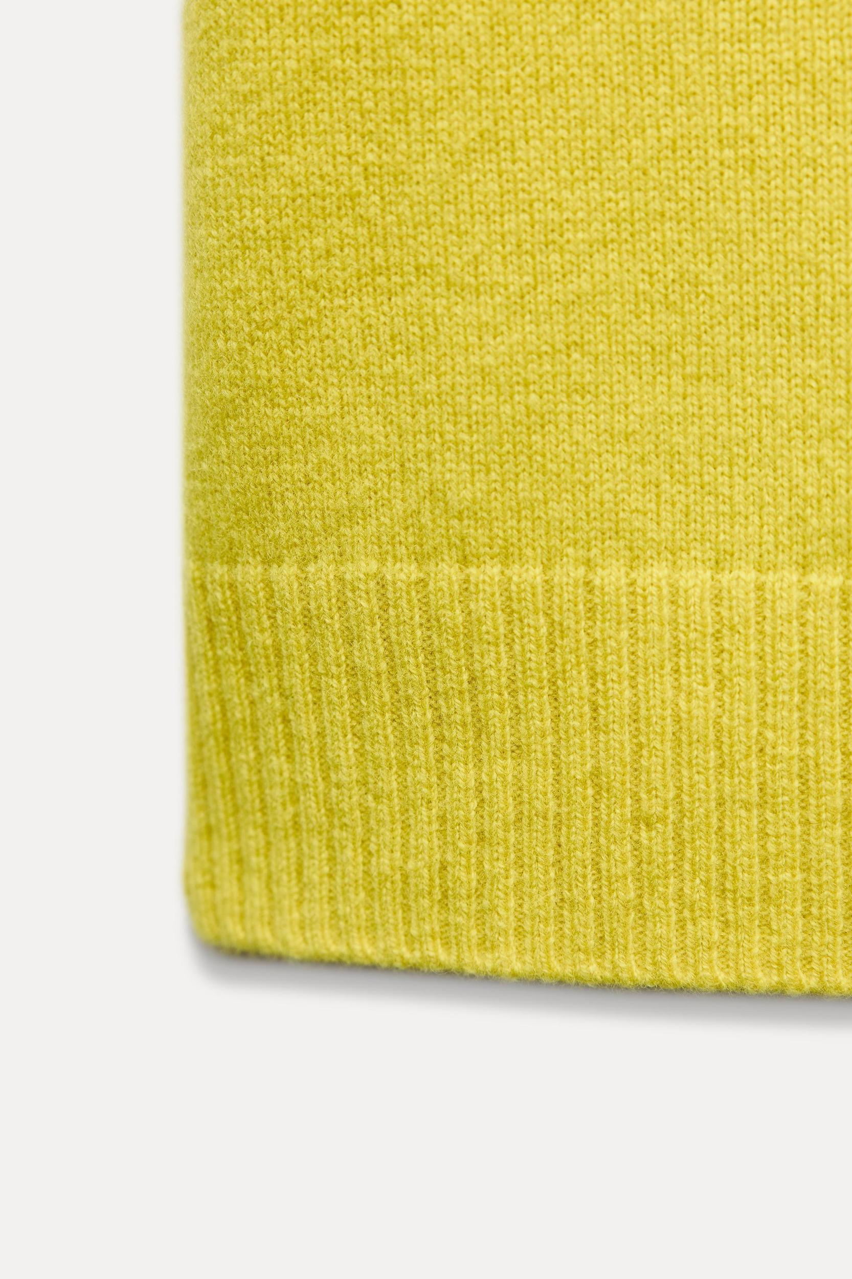 100% WOOL BASIC SHORT SLEEVE TOP Product Image