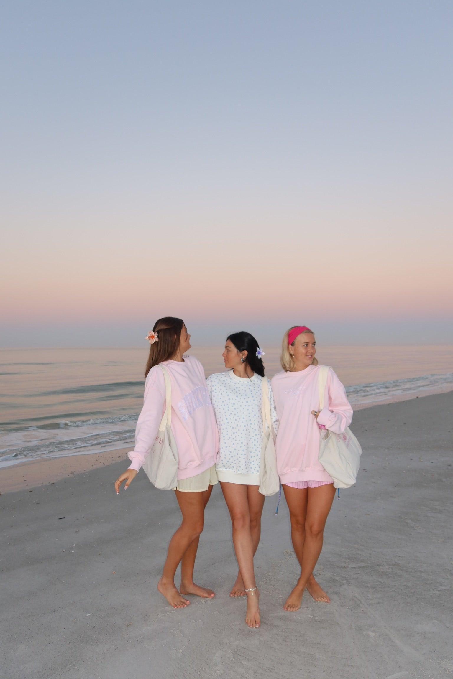 Sandstone Varsity Embroider Sweatshirt Girls Product Image