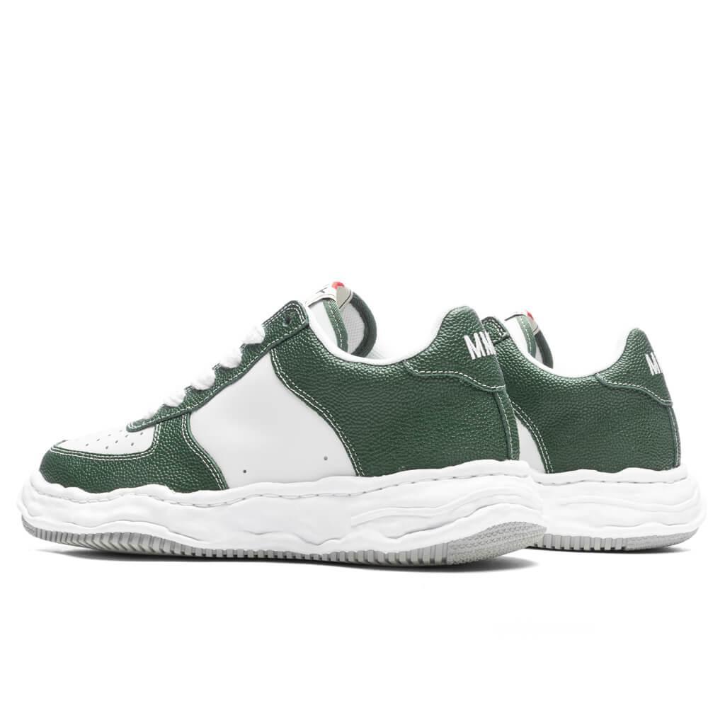 Wayne Low OG Sole Basket Leather - Green/White Male Product Image