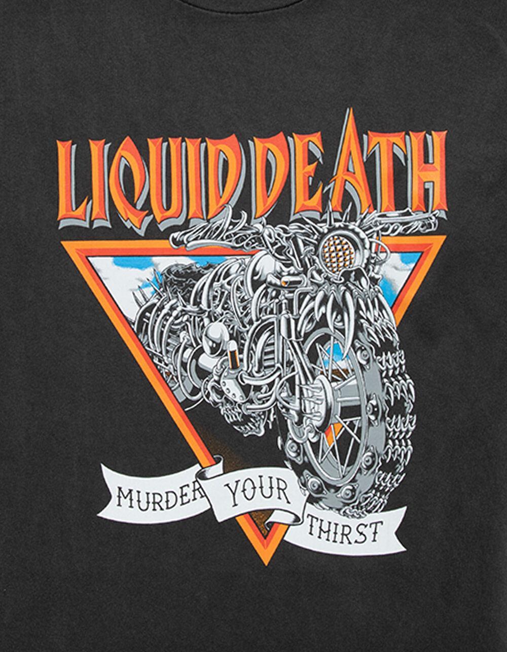 LIQUID DEATH Motorpsycho Mens Tee - BLACK Product Image