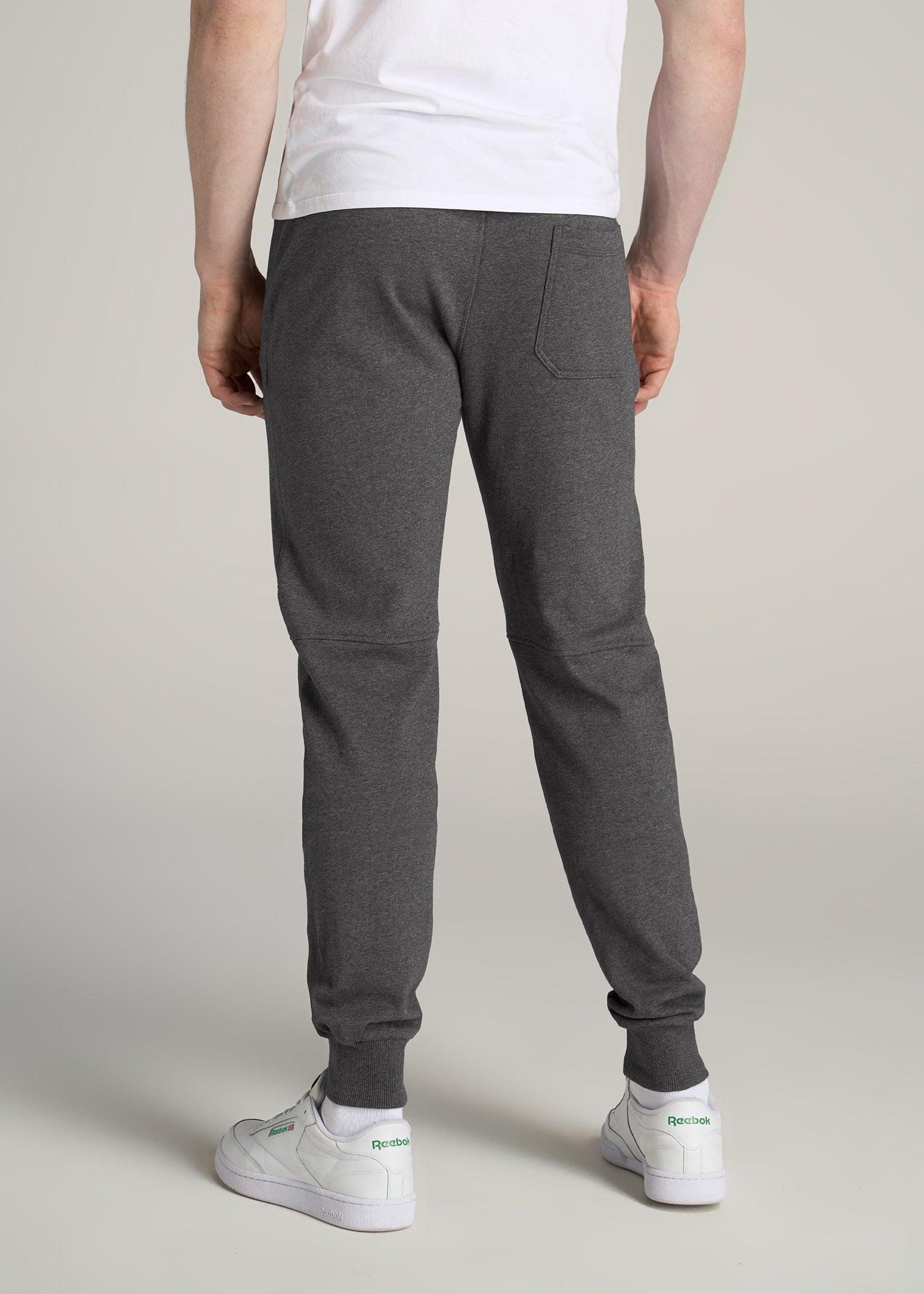 Wearever French Terry Men's Tall Joggers in Charcoal Mix Product Image
