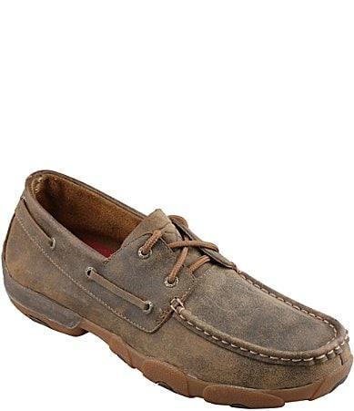 Twisted X Mens Boat Shoe Driving Moccasins Product Image
