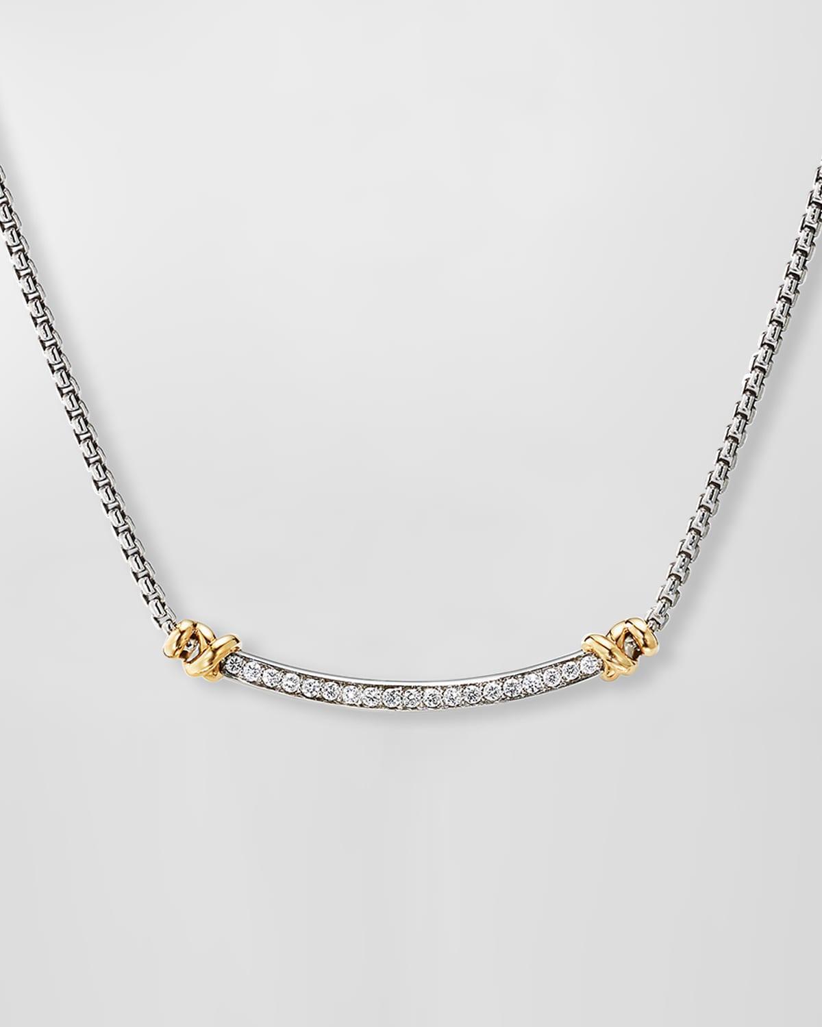 Petite Helena Wrap Diamond Station Necklace Product Image