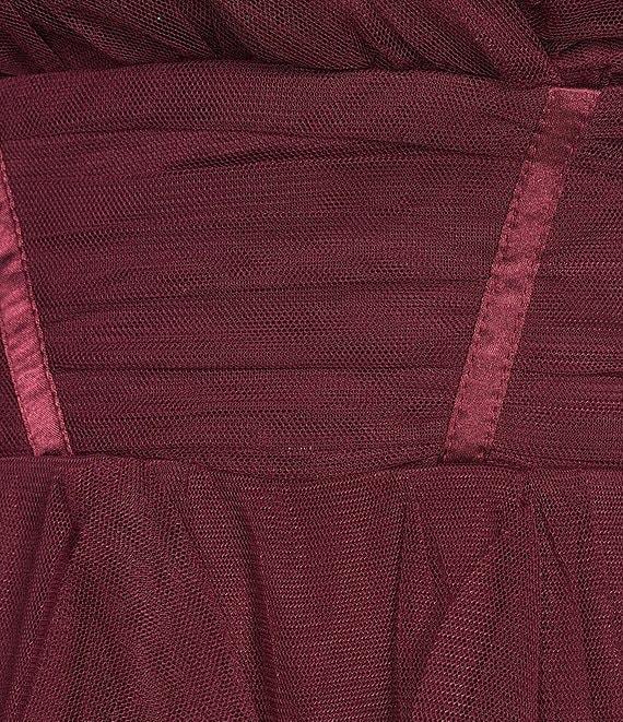 Pear Culture V-Neck Corset Waist Tiered Dress Product Image