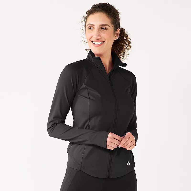 Women's Tek Gear® Ultrastretch Performance Jacket, Size: XS, Dark Blue Teal Product Image