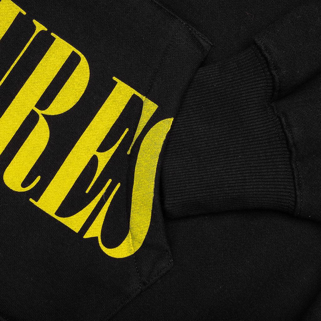 Split Zip Hoodie - Black Male Product Image