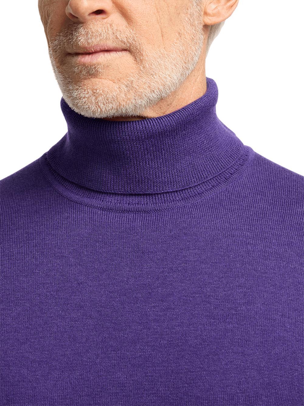 Supima Cotton Turtleneck - Green Product Image