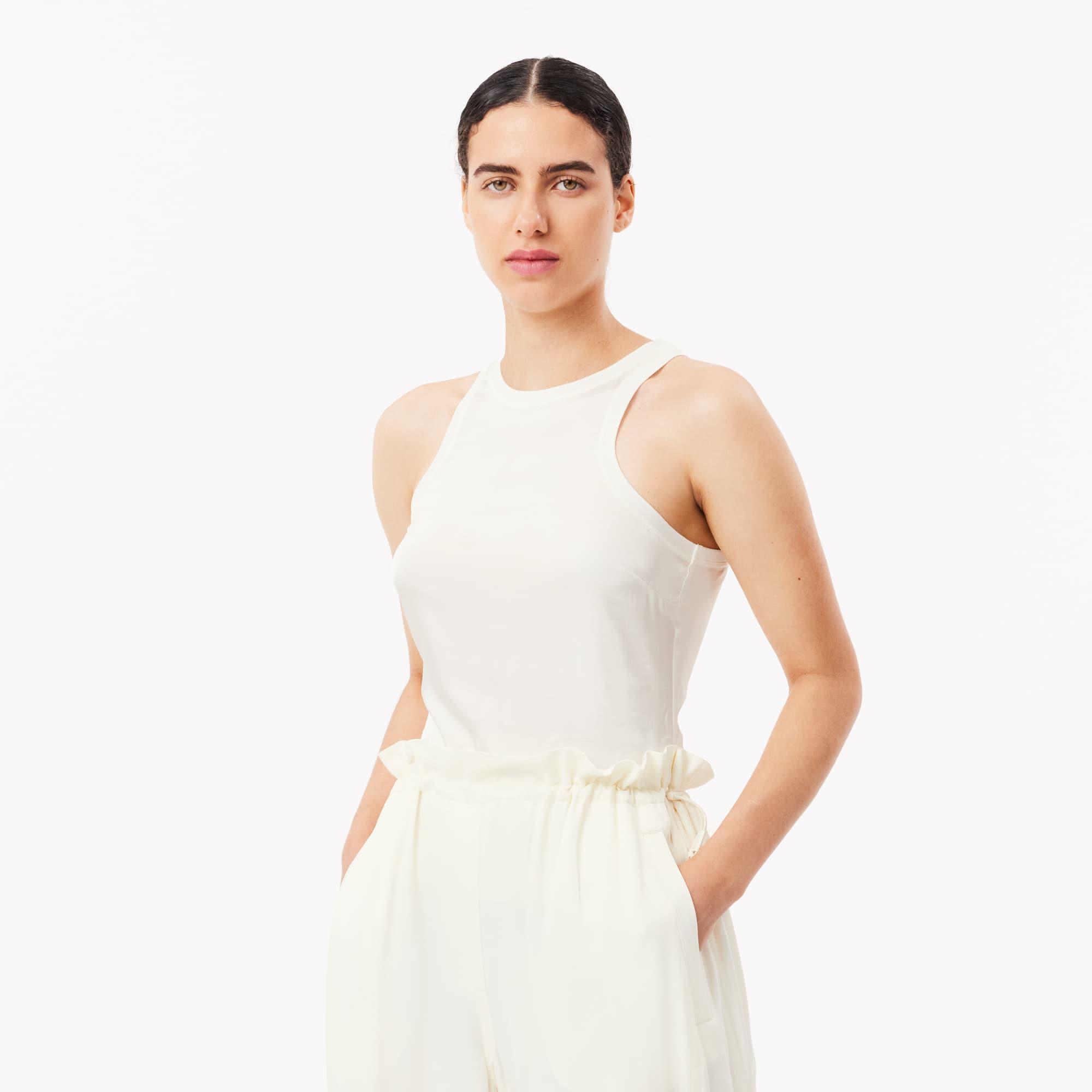 Women's Slim Fit Satin Tank Top Product Image