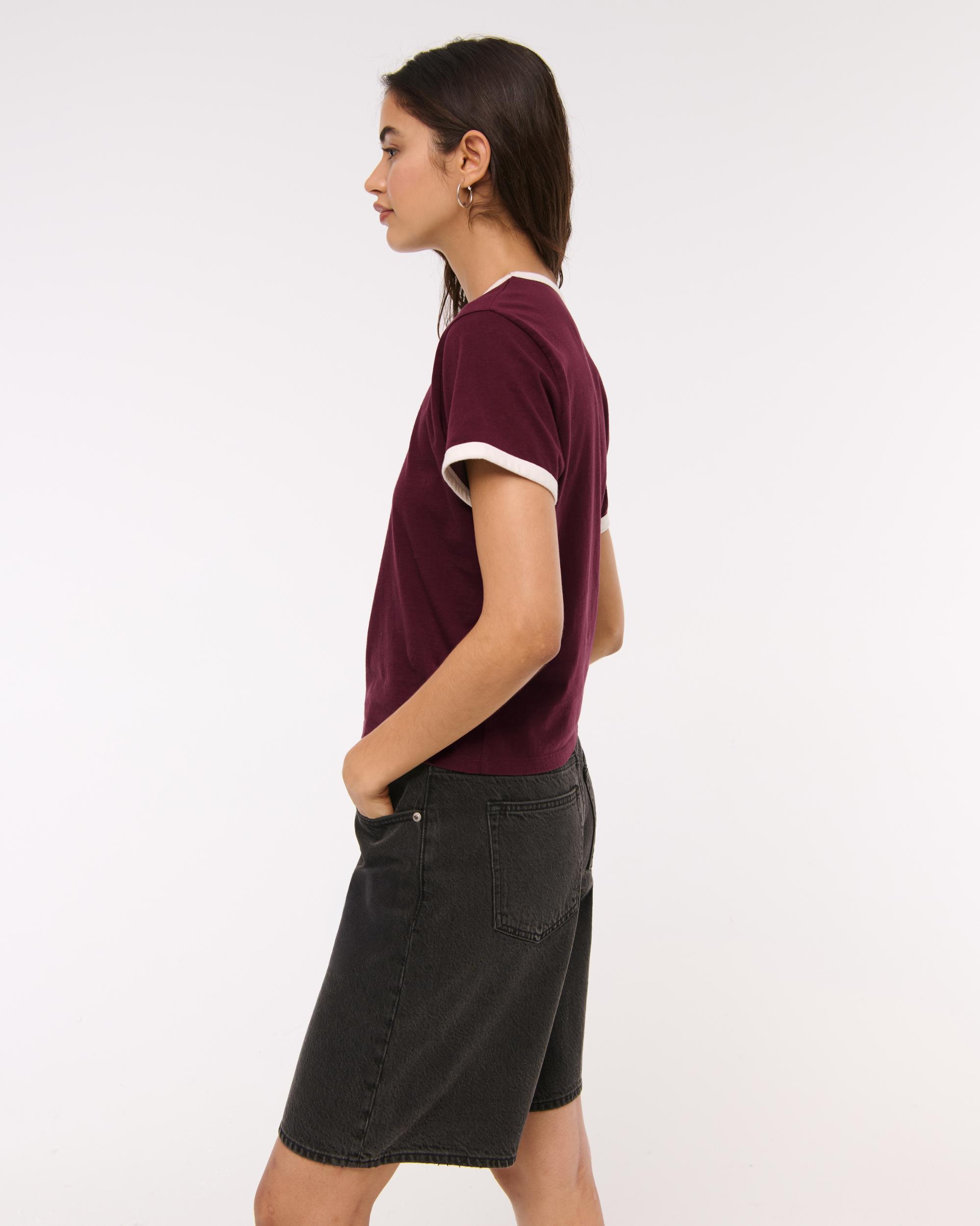Essential Polished Body-Skimming Tee Product Image