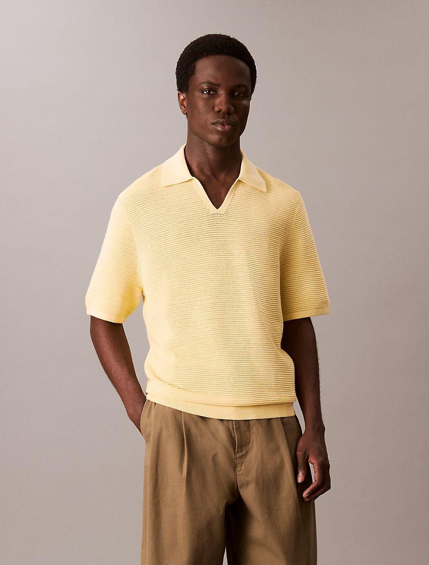 Tech Knit Sweater Polo Shirt Product Image