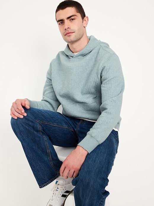 Essential Quilted Fleece Hoodie Product Image