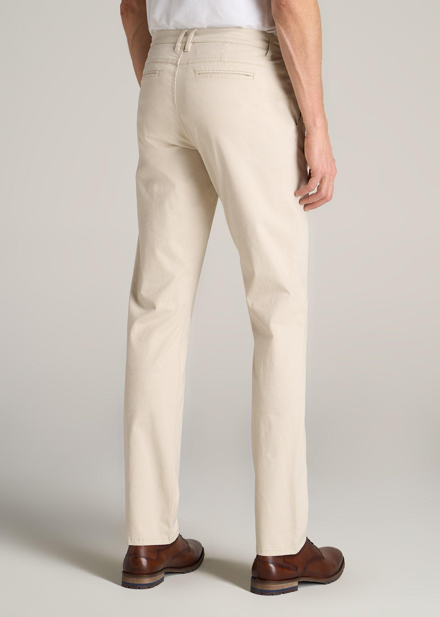 Carman TAPERED Chinos for Tall Men in Russet Brown Product Image