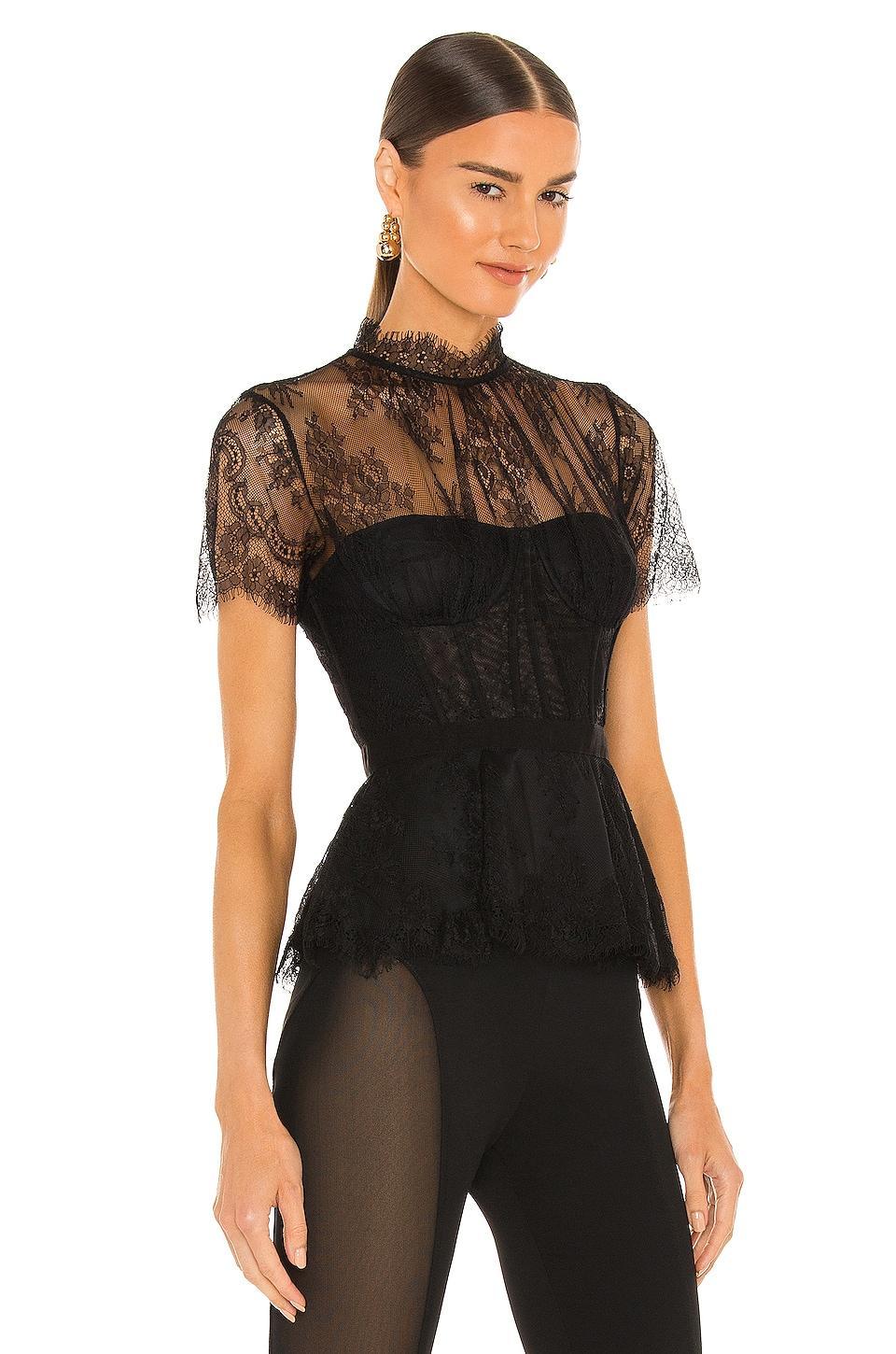 Kehlani Lace Bustier Top SIMKHAI Product Image