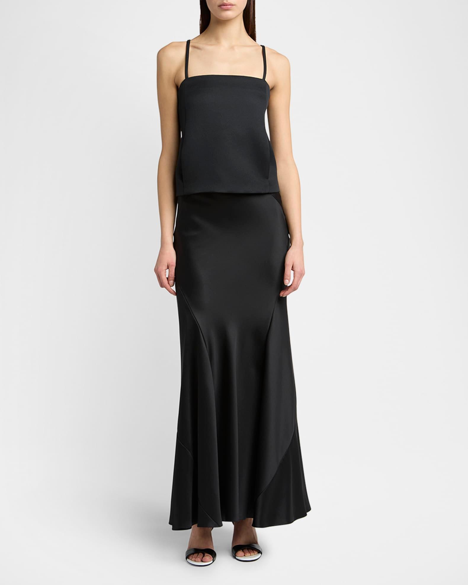 Pockets Techno Scuba Bustier Top Product Image