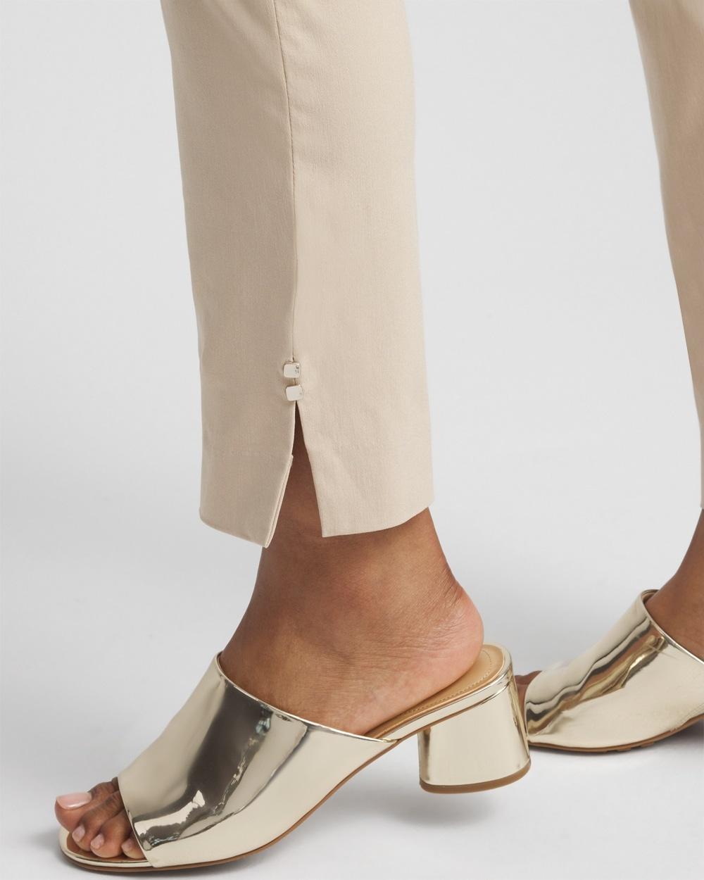 Petite Brigitte Rivet Slit Ankle Pants Product Image