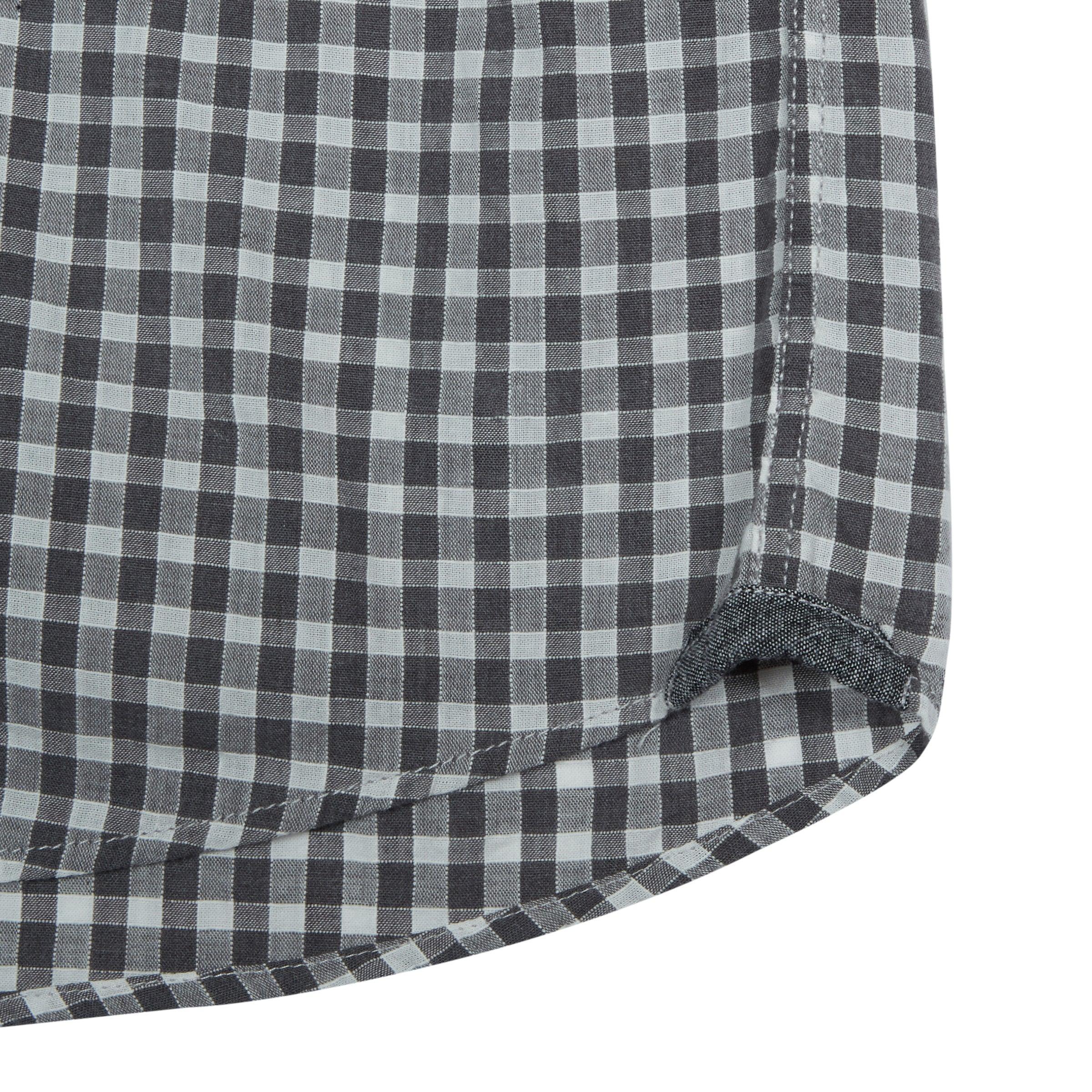 Preston Gingham Shirt - Charcoal Gingham (Final Sale)* Product Image