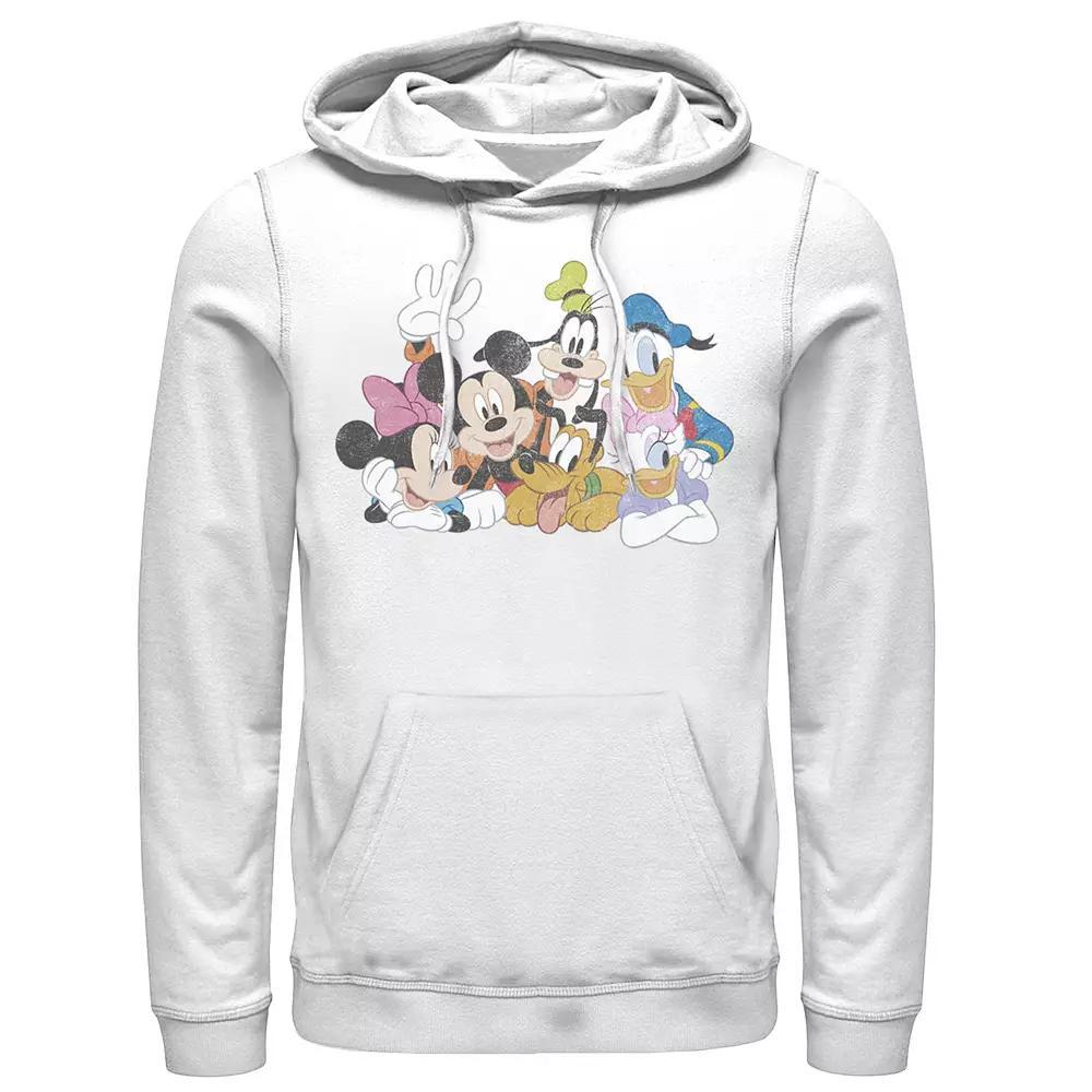 Disney's Mickey Classic Characters Men's Hoodie, Size: XXL, White Product Image