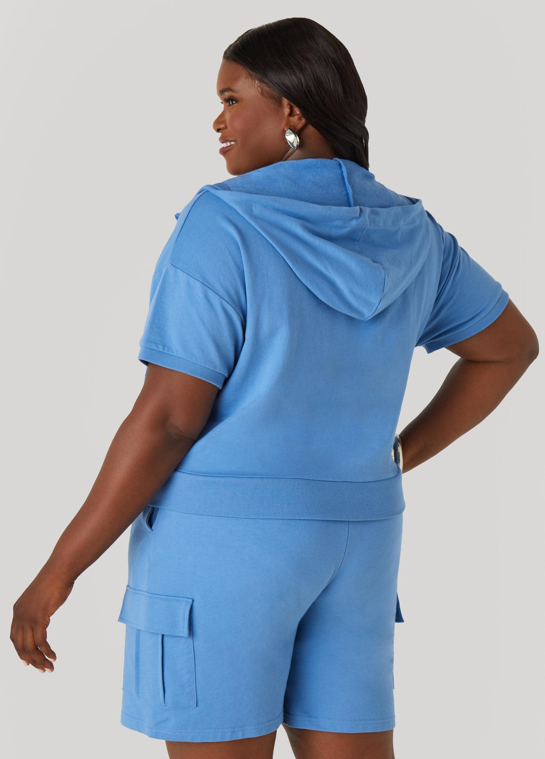 Zip Front French Terry Hoodie Product Image